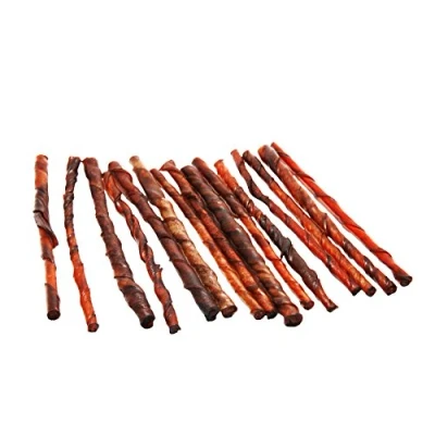 Image of PJ Pet Products Beefy Rawhide Twists, 125 mm, Pack of 120