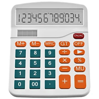 Image of Helect Calculator, Standard Function Calculator (White)