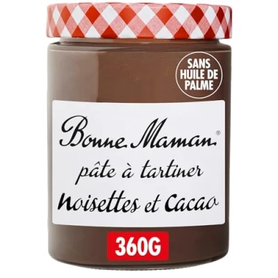 Image of BONNE MAMAN Pâte à tartiner noisettes et cacao 580g