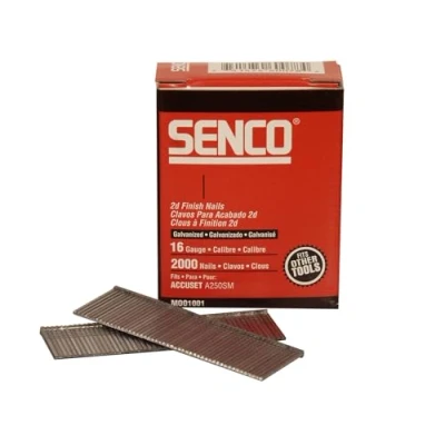 Image of Senco RX21EAA 16G x 50mm Straight Brad Nails Galvanised 2000pk