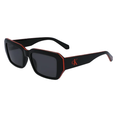 Image of Calvin Klein Jeans Unisex Sunglasses, Size: 53, Black