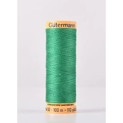 Image of Guetermann 744484 8543 Natural Cotton 100mtr, Green