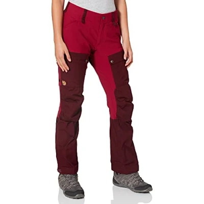Image of FJALLRAVEN F89852S 356 420 Keb Trousers Curved W Short Dark Garnet Plum 38