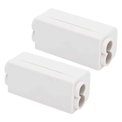 Image of High Power Main Splitter, 2Pcs 1‑in‑2‑out Wiring 1000V 80A T‑Shape Terminal Block Connecting, ZK1310 Terminals Connectors