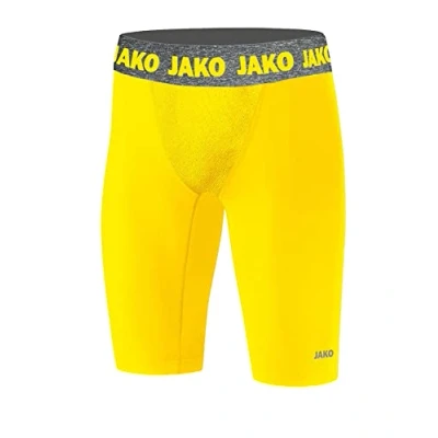 Image of JAKO Tight Compression 2.0 Shorts Men&#039;s Citron, XX Large