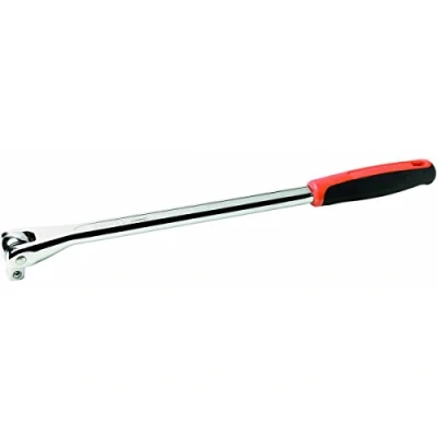 Image of Bahco 7758 Breaker Bar, Black/Red, 3/8 Inch 250 mm