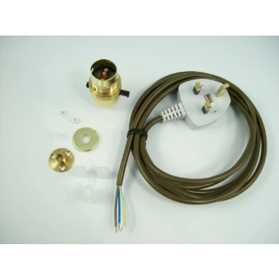 Image of Brass Lampholder Kit No 1