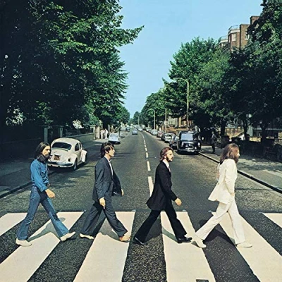 Image of Pyramid International The Beatles (Abbey Road) Canvas Print 85 x 85cm, Wood, Multicolour, 1.3 cm