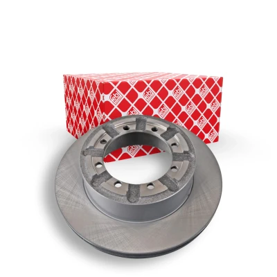 Image of 432069X100, 5001871282, 7485115090 Brake disc FEBI BILSTEIN 108615 Rear Axle 290mm 22mm 8 Hole 127mm internally vented Coated NISSAN: Cabstar