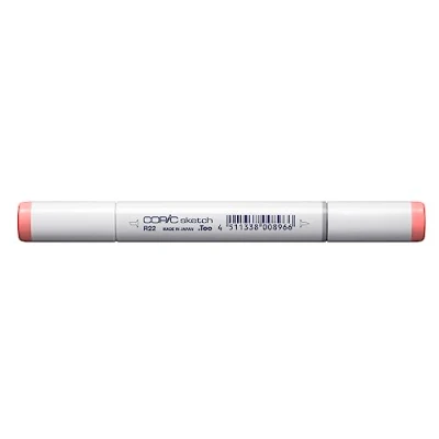 Image of Copic Sketch Coloured Marker Pen (R 22) Light Prawn, For Art &amp; Crafts, Colouring, Graphics, Highlighter, Design, Anime, Professional Beginners, Supplies Colouring Books