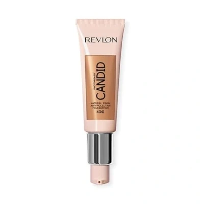 Image of Revlon PhotoReady Candid Natural Finish Foundation, with Anti Pollution, Antioxidant, Blue Light Ingredients, Cappuccino (510), 22 ml