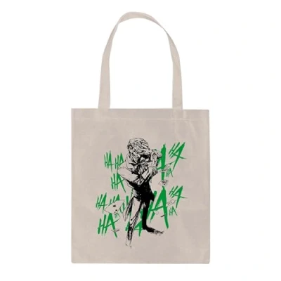 Image of ABYSTYLE DC Comics The Joker 100% Cotton Canvas Tote Bag Batman Merchandise Gifts