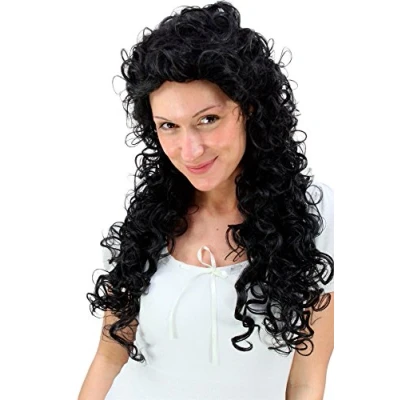 Image of Quality Lady Wig FIERY LATINA black long CURLS Caribbean Temptress (9229 Colour 2)