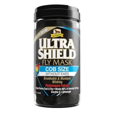 Image of Absorbine UltraShield Fly Mask Without Ears, Cob