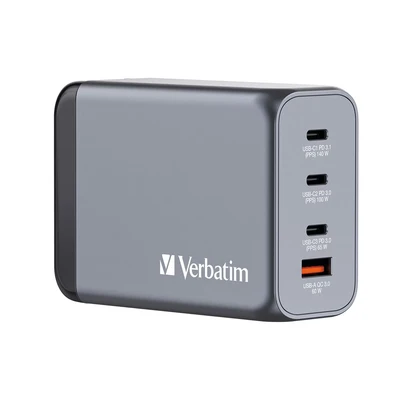 Image of Verbatim GNC 240 GaN 240W 4 Port Charger 32205