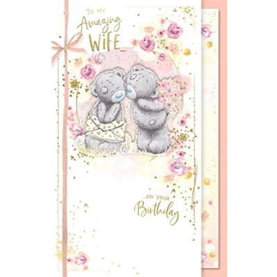 Image of Wife Birthday Bears Kissing