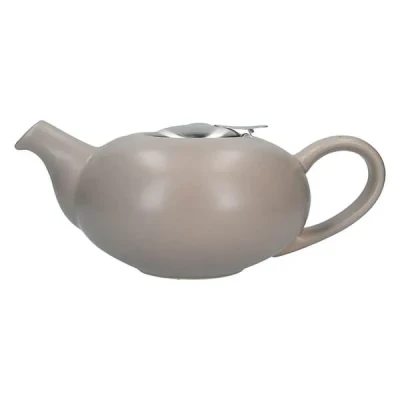 Image of London Pottery Pebble Filter 4 Cup Teapot Matt Putty