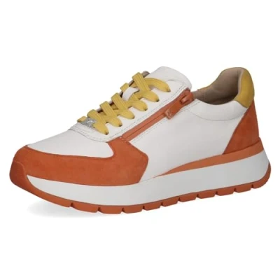 Image of CAPRICE Women&#039;s 9 23705 42 Sneaker, Saffron Satin, 7.5 UK