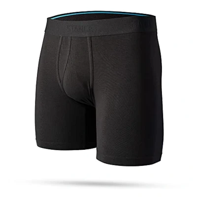Image of Stance Boxer Brief Staple ST 6in Butterblend(Black,SM (28&quot; 30&quot;))