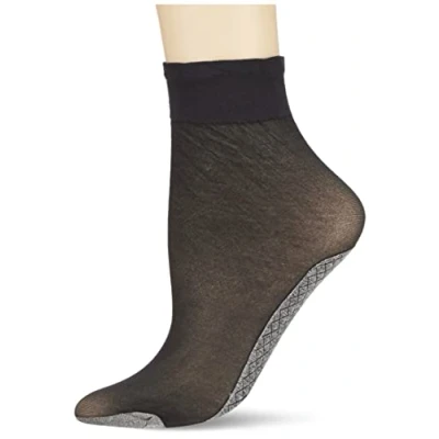 Image of Nur Die Women&#039;s Socks Cotton Sole, Black, One Size