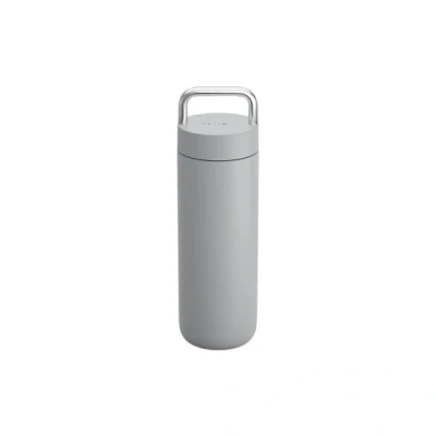 Image of Fellow 20 oz Carter Carry Vacuum Insulated Tumbler for Water, Tea, Coffee, Smoothies, &amp; more Stainless Steel Keeps Heat 12 Hours/Stays Cold 24 Hours Leak Proof Seal Slim Width Matte Grey