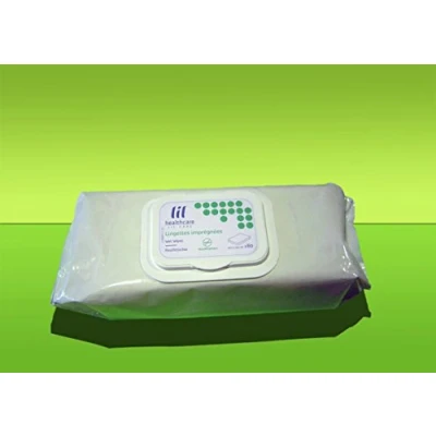 Image of Lille Healthcare Suprem Incontinence Care Wet Wipes (6 Packs of 80)