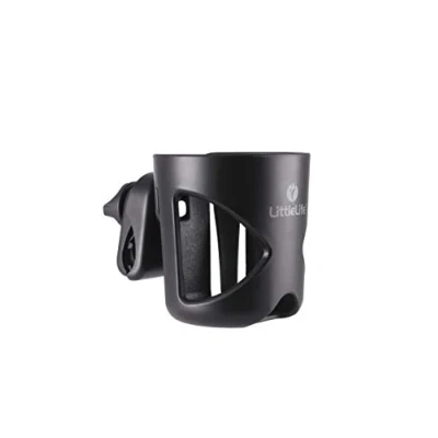 Image of LittleLife Buggy and Pushchair Universal Cup Holder Adjustable Bottle Organiser for Stroller, Drink Coffee
