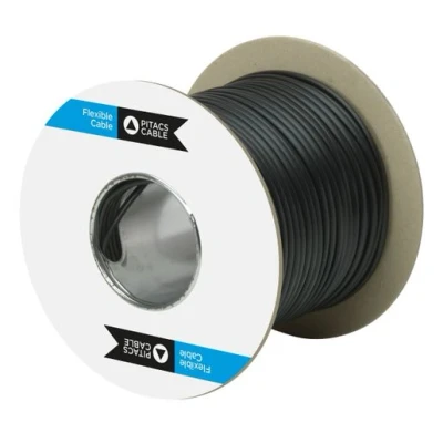 Image of 3183Y 1.5mm 3 Core Black Flex Cable 50M Drum