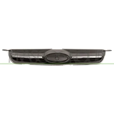 Image of 1715390, 1758893, 1759224 Radiator Grill PRASCO FD7192001 chrome/black, black Premium with frame