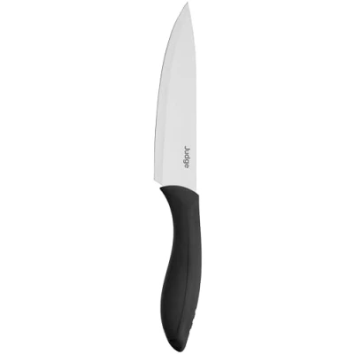Image of Judge Essential 15cm/6&quot; Cooks Knife Razor Sharp Stainless Steel Blade, Dishwasher Safe, Ergonomic Handle, Easy to Sharpen
