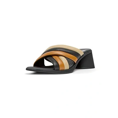 Image of Camper Kiara Twins Heeled mules Schwarz braun, Women&#039;s, Size: 3.5, braun Leather