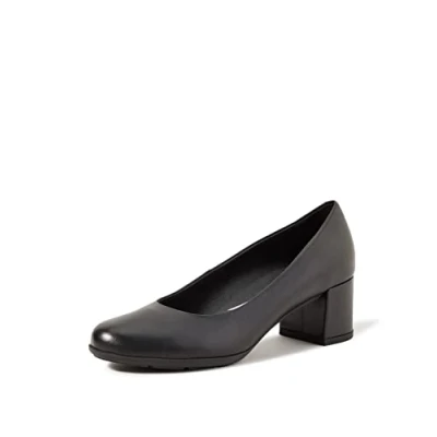 Image of Geox Women&#039;s D NEW ANNYA MID A Pums, Black, 5.5 UK