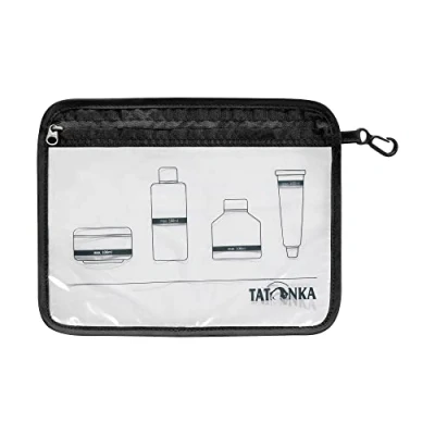Image of Tatonka Unisex Adult Zip Flight Bag A5 Bag, Black, 22 x 18 cm