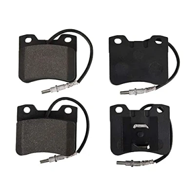 Image of 1617248680 Brake pad set BLUE PRINT ADBP420026 Front Axle incl. wear warning contact PEUGEOT: 106 I Hatchback, II CITROËN: AX Hatchback