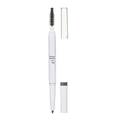 Image of e.l.f. Instant Lift Brow Pencil, Dual Sided, Precise, Fine Tip, Shapes, Defines, Fills Brows, Contours, Combs, Tames, Natural Brown, 0.18 g (Pack of 1)