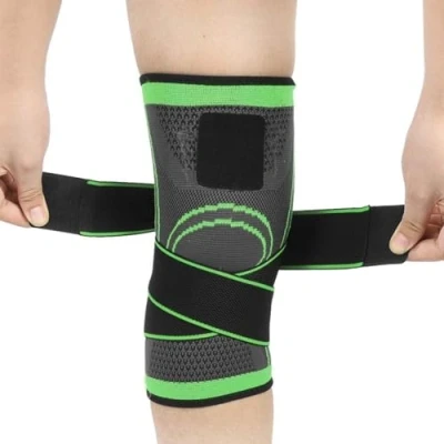 Image of DEWIN Compression Knee Sleeves, Support 3D Weaving Sport Pressurization Pad Brace Injury Pressure Protect for Arthritis Joint Pain (M(35 40cm))