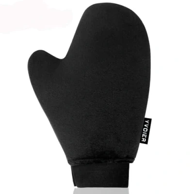Image of Yvoier Self Tanning Mitt Applicator Double Sided Fake Tan Microfibre Lotion Gloves UK PATENT Streak Free for Tanners Mousse