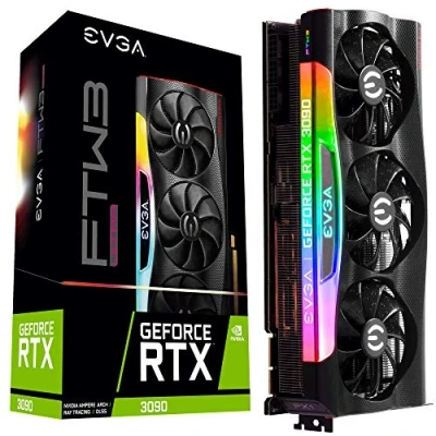 Image of Evga Geforce Rtx 3090 Ftw3 Ultra Gaming, 24G P5 3987 Kr, 24Gb Gddr6X, Icx3 Technology, Argb Led, Metal Backplate