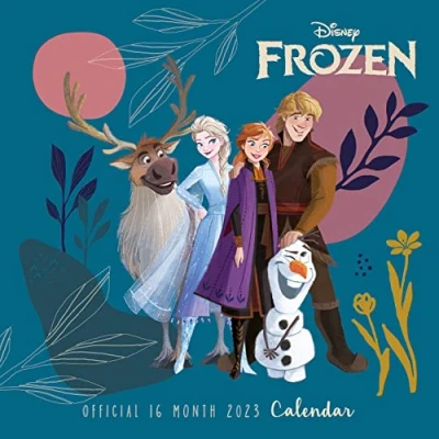 Image of Disney Frozen Calendar 2023 Month to a View Planner 30cm x Official Merchandise