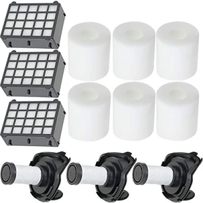 Image of SPARES2GO Filter Kit compatible with Shark DuoClean HV390 HV391 HV392 HV394Q Vacuum Cleaner (6 Foam + 3 Pre Motor Filters)