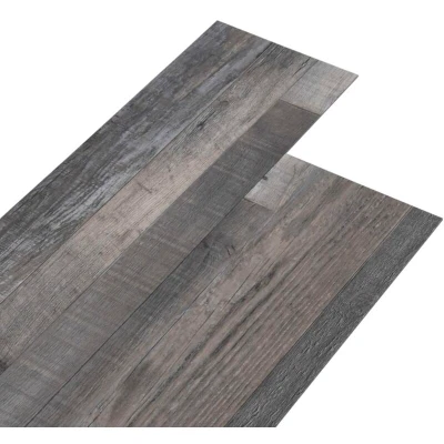 Image of vidaXL Self adhesive PVC Flooring Planks 5.21 m² 2 mm Industrial Wood