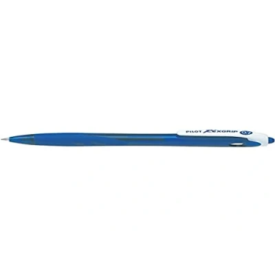 Image of Pilot Begreen Recycled Rexgrip Retractable Ballpoint 0.7 mm Tip (Box of 10) Blue