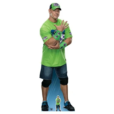 Image of Star Cutouts Ltd SC1241 John Cena Cardboard Cutout Perfect for Birthdays, Gifts, Parties &amp; WWE Fans, Lifesize
