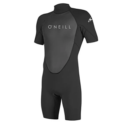 Image of O&#039;Neill Wetsuits Men&#039;s Reactor 2 2mm Back Zip Spring Wetsuit, Black/Black, L