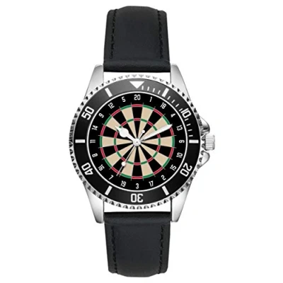 Image of KIESENBERG Gift for Dart Darts Player Watch L 6037