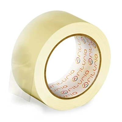 Image of OFITURIA Transparent Packing Adhesive Tape for Packaging Carton Boxes Shipping and Moving. Seal Safe Sturdy Ophituria (48 cm x 120 m Transparent, 1 Roll)