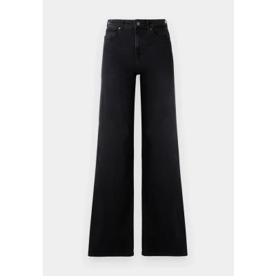 Image of ONLY Onlmadison Blush WIDE Straight leg jeans, Women&#039;s, Size: XLx32, Washed black