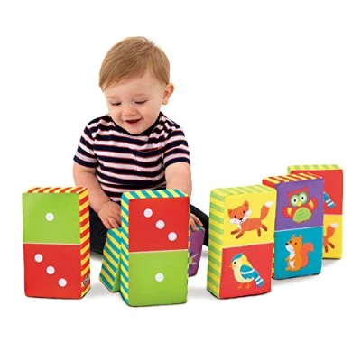 Image of Galt Toys, Soft Dominoes, Play Set, Ages 6 Months Plus