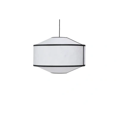 Image of New Works Kite pendant light, Ø 65 cm, white / black, 3 bulb.