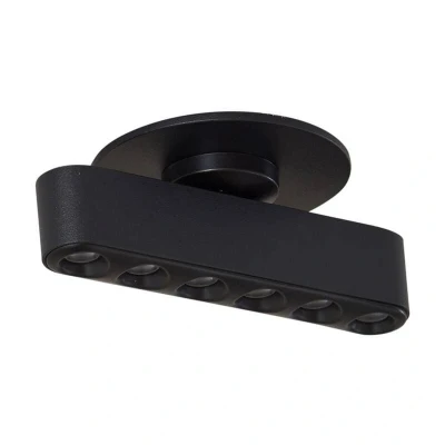 Image of Lindby LED recessed light Eldrin, black, points,13.1cm